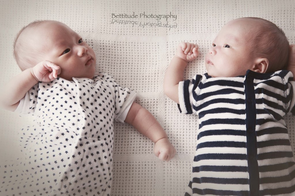 New Born Portraits for Baby Twins “K” @1-month